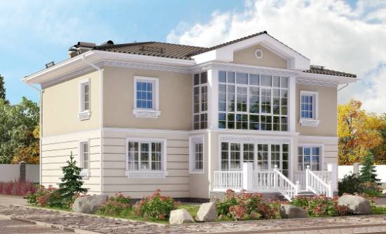 210-005-Л Проект двухэтажного дома, красивый домик из керамзитобетонных блоков Гороховец | Проекты домов от House Expert