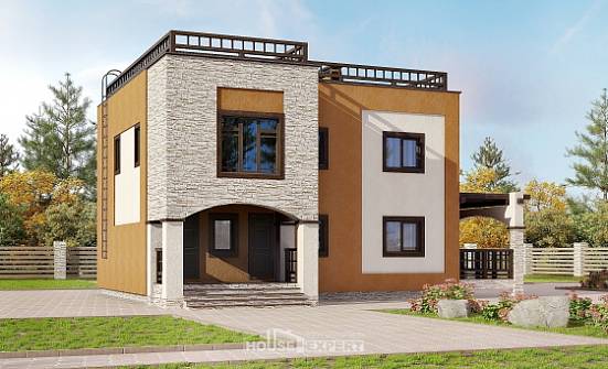 150-010-Л Проект двухэтажного дома, доступный домик из кирпича Ковров | Проекты домов от House Expert