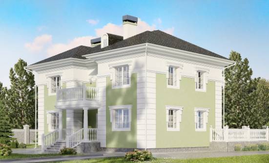 155-005-П Проект двухэтажного дома, простой загородный дом из бризолита Лакинск | Проекты домов от House Expert
