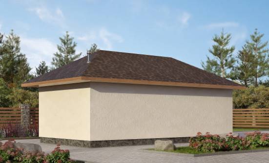040-001-П Проект гаража из поризованных блоков Ковров | Проекты домов от House Expert