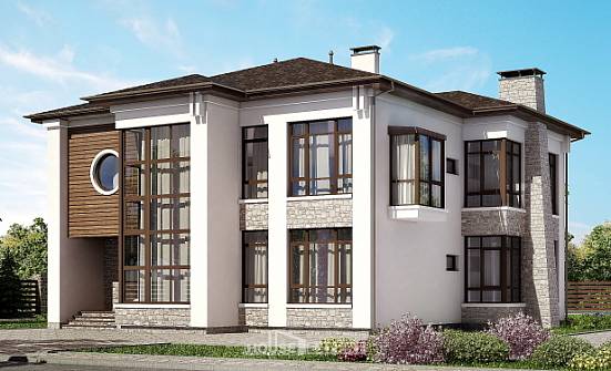 300-005-П Проект двухэтажного дома, красивый дом из кирпича Владимир | Проекты домов от House Expert