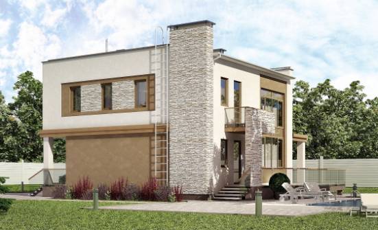 185-001-П Проект двухэтажного дома, средний дом из твинблока Киржач | Проекты домов от House Expert