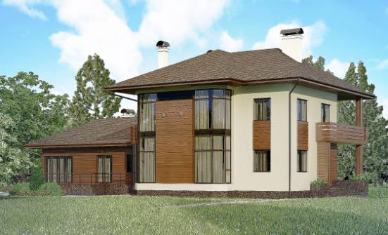 300-001-П Проект двухэтажного дома, классический дом из кирпича Петушки | Проекты домов от House Expert