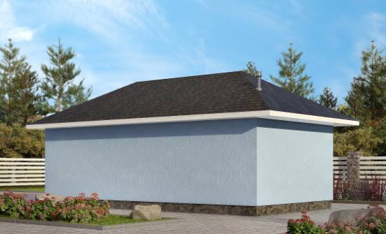 040-001-Л Проект гаража из пеноблока Меленки | Проекты домов от House Expert