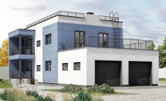 180-012-Л Проект двухэтажного дома, гараж, уютный коттедж из кирпича Меленки | Проекты домов от House Expert
