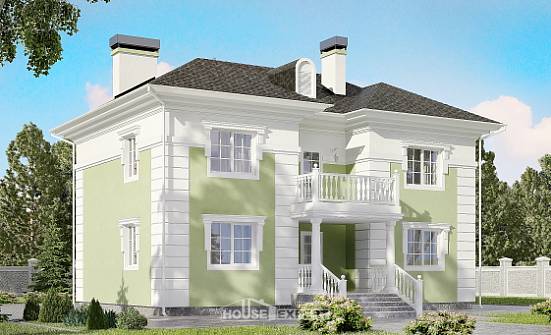 155-005-П Проект двухэтажного дома, простой загородный дом из бризолита Лакинск | Проекты домов от House Expert