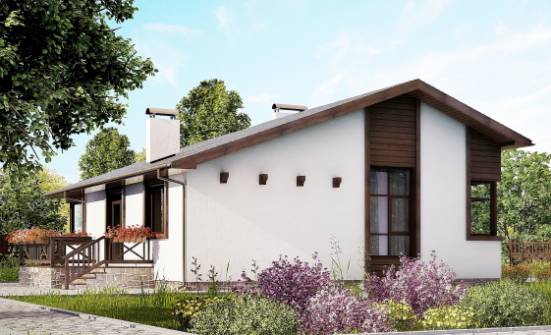 110-003-П Проект одноэтажного дома, скромный домик из бризолита Лакинск | Проекты домов от House Expert