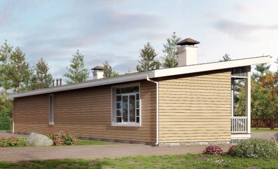 110-004-Л Проект бани из кирпича Александров | Проекты одноэтажных домов от House Expert