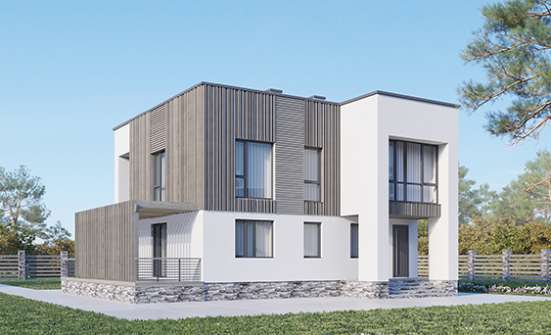 150-017-П Проект двухэтажного дома, бюджетный загородный дом из теплоблока Меленки | Проекты домов от House Expert