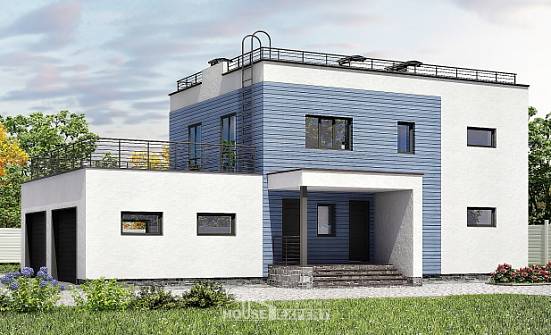 180-012-Л Проект двухэтажного дома, гараж, уютный коттедж из кирпича Меленки | Проекты домов от House Expert