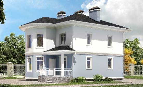 120-001-П Проект двухэтажного дома, скромный дом из газобетона Гороховец | Проекты домов от House Expert