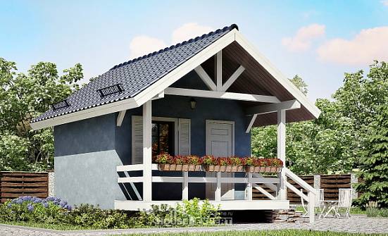 020-001-П Проект одноэтажного дома, недорогой домик из дерева Муром | Проекты домов от House Expert