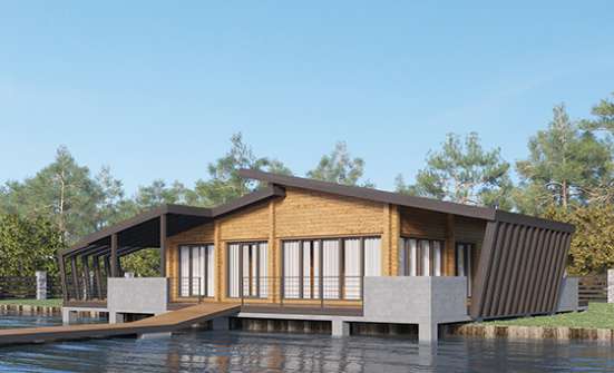 100-007-П Проект бани из дерева Петушки | Проекты одноэтажных домов от House Expert