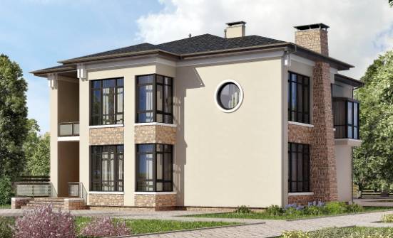 300-005-Л Проект двухэтажного дома, просторный дом из кирпича Вязники | Проекты домов от House Expert