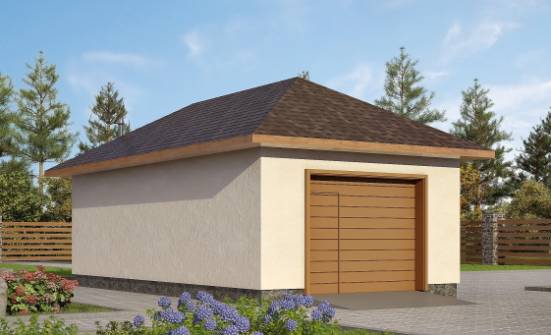 040-001-П Проект гаража из поризованных блоков Ковров | Проекты домов от House Expert